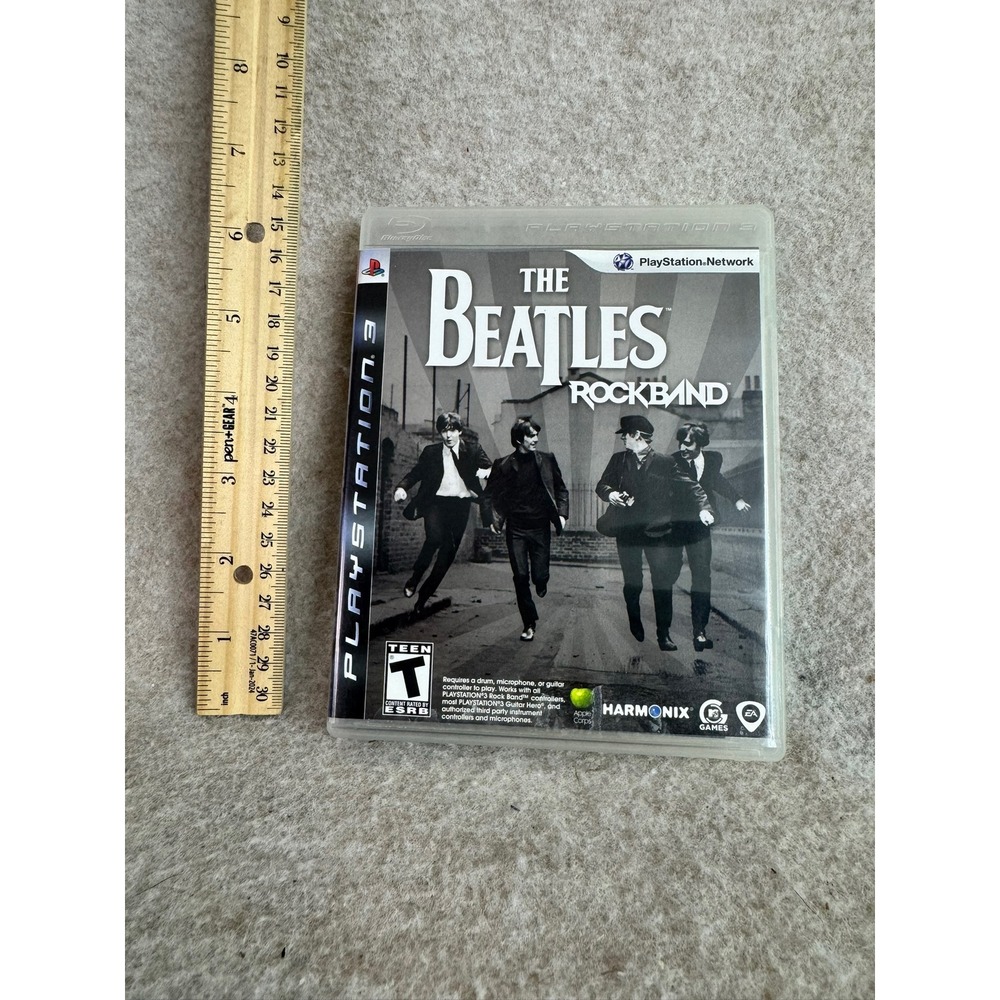 The Beatles Rock Band PlayStation 3 PS3 Video Game Disc Case Manual Complete